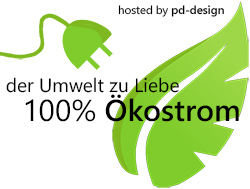 hosted by pd-design - 100% Ökostrom